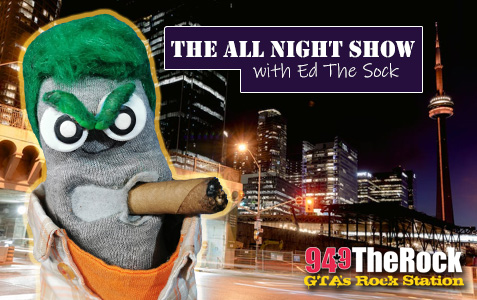 on air ed the sock